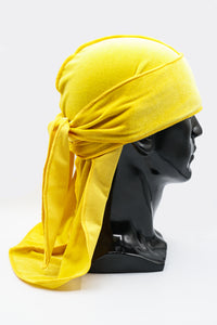 Yellow Velvet Durag