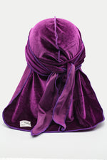 Load image into Gallery viewer, Purple Velvet Durag
