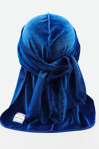 Royal Blue Velvet Durag