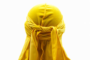 Yellow Velvet Durag