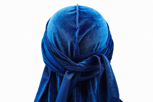 Royal Blue Velvet Durag