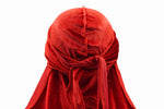 Load image into Gallery viewer, Bright Red Velvet Durag
