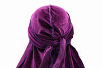 Load image into Gallery viewer, Purple Velvet Durag
